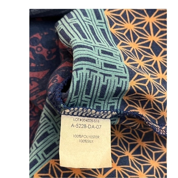 Analili Women Colorful Silk Blend Tunic Size Small - Picture 6 of 9